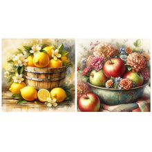 Load image into Gallery viewer, Flower-Full Round Diamond Painting-30x30cm