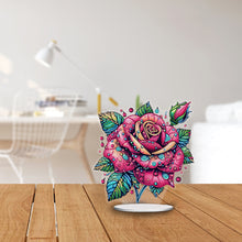 Load image into Gallery viewer, Flower-Single Side Drill-Acrylic Diamond Desktop Ornament