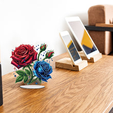 Load image into Gallery viewer, Flower-Single Side Drill-Acrylic Diamond Desktop Ornament