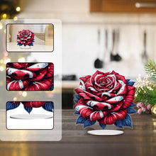 Load image into Gallery viewer, Flower-Single Side Drill-Acrylic Diamond Desktop Ornament