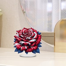 Load image into Gallery viewer, Flower-Single Side Drill-Acrylic Diamond Desktop Ornament