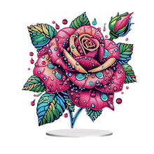 Load image into Gallery viewer, Flower-Single Side Drill-Acrylic Diamond Desktop Ornament