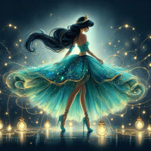 Load image into Gallery viewer, Dancing Princesse-Full Round Diamond Painting-40x40cm