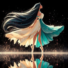 Load image into Gallery viewer, Dancing Princesse-Full Round Diamond Painting-40x40cm