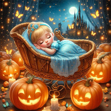 Load image into Gallery viewer, Sleeping Princess Jasmine-Full Round Diamond Painting-40x40cm