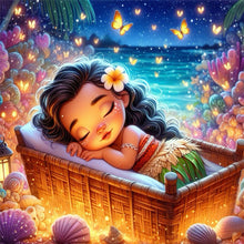 Load image into Gallery viewer, Sleeping Princess Jasmine-Full Round Diamond Painting-40x40cm