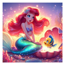 Load image into Gallery viewer, Disney Princess-Full Round Diamond Painting-40x40cm