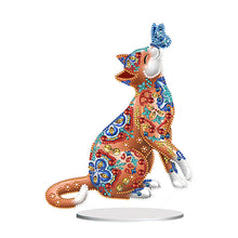 Load image into Gallery viewer, Flower Eagle Hummingbird-Single Side Drill-Acrylic Diamond Desktop Ornament