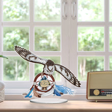 Load image into Gallery viewer, Flower Eagle Hummingbird-Single Side Drill-Acrylic Diamond Desktop Ornament