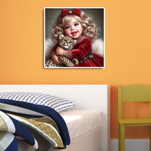 Load image into Gallery viewer, Girl-Full Round Diamond Painting-30x30cm