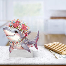 Load image into Gallery viewer, Marine Life-Single Side Drill-Acrylic Diamond Desktop Ornament