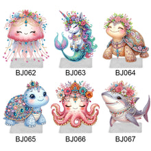 Load image into Gallery viewer, Marine Life-Single Side Drill-Acrylic Diamond Desktop Ornament