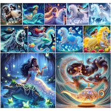 Load image into Gallery viewer, Disney Princess-Full Round Diamond Painting-40x40cm