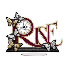 Load image into Gallery viewer, 5D DIY Special Shape Diamond Painting Desk Ornament Handmade Clock Kit