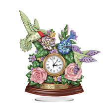 Load image into Gallery viewer, 5D DIY Special Shape Diamond Painting Desk Ornament Handmade Clock Kit