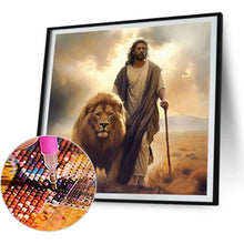 Load image into Gallery viewer, Lion-Full Round Diamond Painting-30x30cm