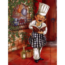 Load image into Gallery viewer, Chef-Full Round Diamond Painting-30x40cm