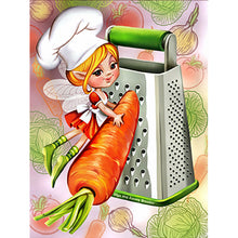 Load image into Gallery viewer, Chef-Full Round Diamond Painting-30x40cm