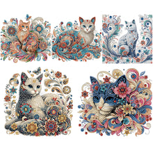 Load image into Gallery viewer, Cat-Partial Special Diamond Painting-30x30cm