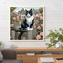 Load image into Gallery viewer, Cat-Full Round Diamond Painting-30x30cm