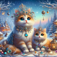 Load image into Gallery viewer, Cat-Full Round Diamond Painting-30x30cm