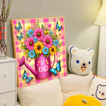 Load image into Gallery viewer, Watering Can Bouquet-Full Round Diamond Painting-40x40cm