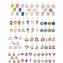Load image into Gallery viewer, 6/8Pcs/Set Animal-Double Side Drill-Diamond Keychain