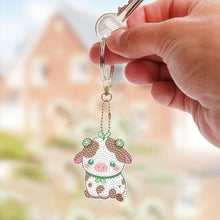 Load image into Gallery viewer, 6/8Pcs/Set Animal-Double Side Drill-Diamond Keychain