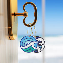 Load image into Gallery viewer, 6/8Pcs/Set Animal-Double Side Drill-Diamond Keychain