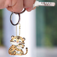 Load image into Gallery viewer, 6/8Pcs/Set Animal-Double Side Drill-Diamond Keychain