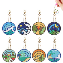 Load image into Gallery viewer, 6/8Pcs/Set Animal-Double Side Drill-Diamond Keychain