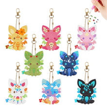 Load image into Gallery viewer, 6/8Pcs/Set Animal-Double Side Drill-Diamond Keychain