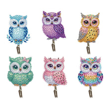 Load image into Gallery viewer, 6Pcs/Set Animal-Diamond Art Craft Wall Hooks