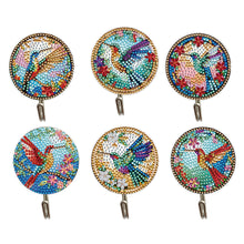 Load image into Gallery viewer, 6Pcs/Set Animal-Diamond Art Craft Wall Hooks