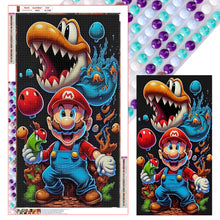 Load image into Gallery viewer, Mario-Full Round Diamond Painting-40x70cm-Large Size