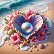 Load image into Gallery viewer, Love Beach-Full Round Diamond Painting-30x30cm