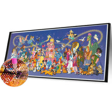 Load image into Gallery viewer, Disney-Full Round Diamond Painting-110x50cm-Large Size