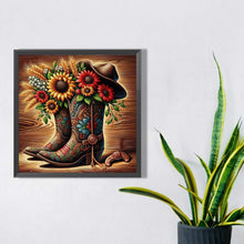 Load image into Gallery viewer, Boots-Full Square Diamond Painting-40x40cm