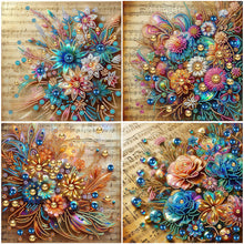 Load image into Gallery viewer, Flower-Partial Special Diamond Painting-30x30cm