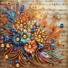 Load image into Gallery viewer, Flower-Partial Special Diamond Painting-30x30cm