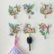 Load image into Gallery viewer, 6Pcs/Set Animal-Diamond Art Craft Wall Hooks