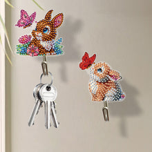 Load image into Gallery viewer, 6Pcs/Set Animal-Diamond Art Craft Wall Hooks