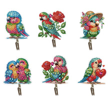 Load image into Gallery viewer, 6Pcs/Set Animal-Diamond Art Craft Wall Hooks