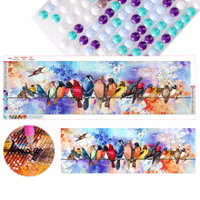 Load image into Gallery viewer, Bird-Full Round Diamond Painting-90x30cm-Large Size
