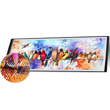 Load image into Gallery viewer, Bird-Full Round Diamond Painting-90x30cm-Large Size
