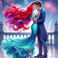 Load image into Gallery viewer, Mermaid-Full Round Diamond Painting-40x40cm