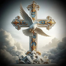 Load image into Gallery viewer, Cross-Full Round Diamond Painting-30x30cm