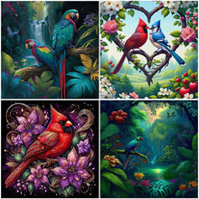 Load image into Gallery viewer, Parrot-Full Round Diamond Painting-30x30cm