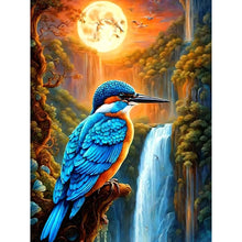 Load image into Gallery viewer, Bluebird-Full Round Diamond Painting-30x40cm