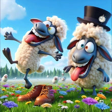 Load image into Gallery viewer, Animal-Full Round Diamond Painting-40x40cm